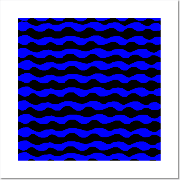 Black and blue stripped design Wall Art by Samuelproductions19